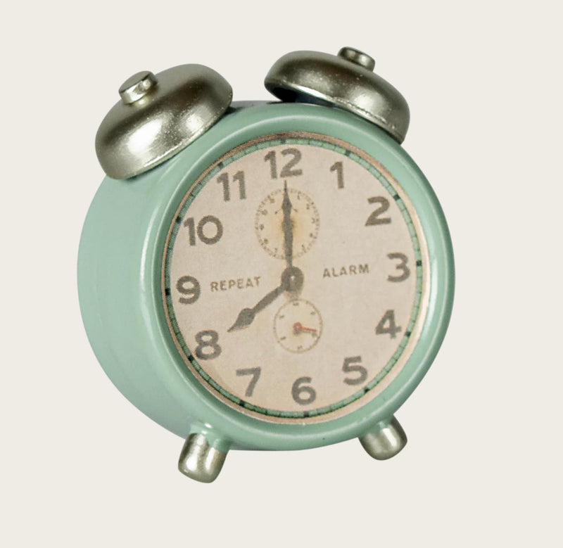 Maileg Alarm Clock Mouse, Mint