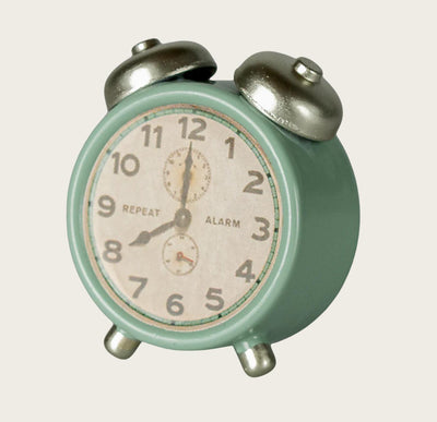 Maileg Alarm Clock Mouse, Mint