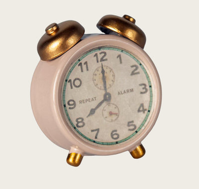 Maileg Alarm Clock Mouse, Powder