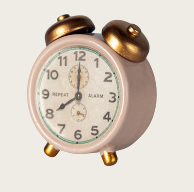 Maileg Alarm Clock Mouse, Powder