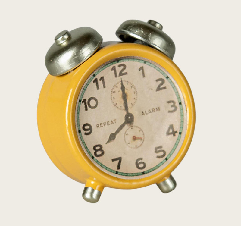 Maileg Alarm Clock Mouse, Yellow