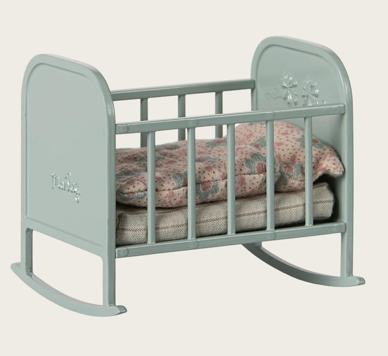Maileg Cradle My Blue Mint