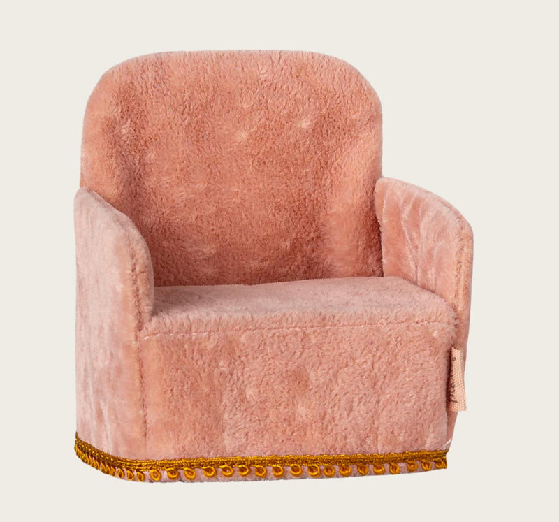 Maileg Folding Chair Mouse Rose