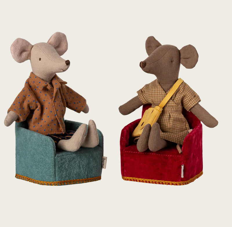 Maileg Folding Chair Mouse Mint
