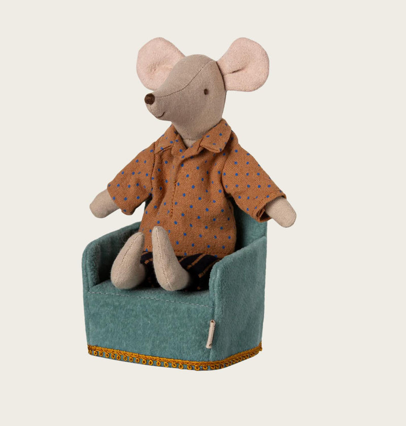 Maileg Folding Chair Mouse Mint