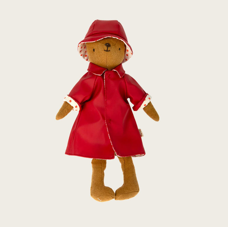 Maileg Raincoat w. Hat Teddy Mum