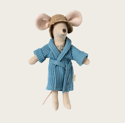 Maileg Bathrobe Dusty Blue