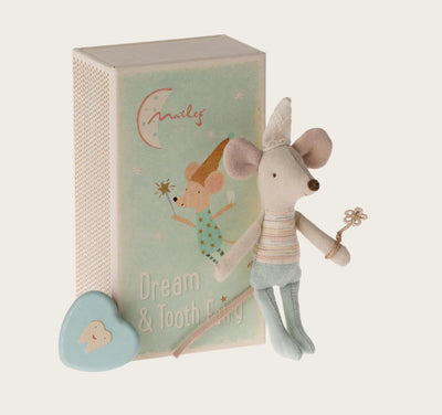 Maileg Tooth Fairy Mouse Little Brother In Matchbox