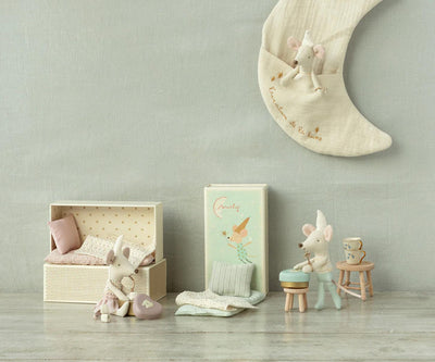 Maileg Tooth Fairy Mouse Little Brother In Matchbox