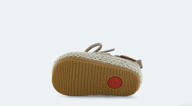 Shoesme Taupe BABY-PROOF espadrilles