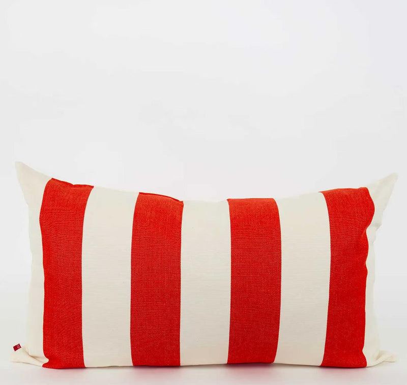 Afro Art Fifi Cushion 50x90 Off White/Red