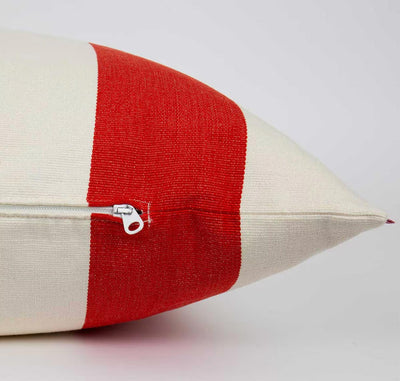 Afro Art Fifi Cushion 50x90 Off White/Red