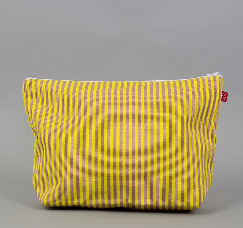 Afro Art Carla Toilet Bag Pink Yellow Medium