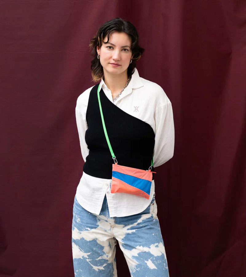 Susan Bijl The New Pouch Coral & Wave Small