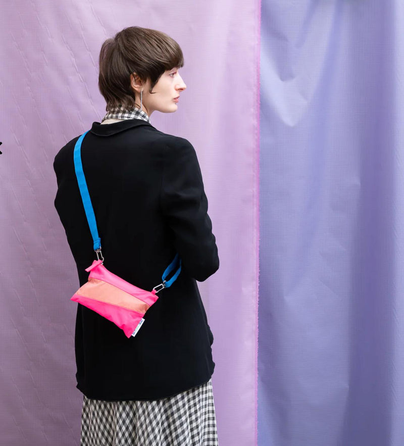 Susan Bijl The New Pouch Fluo Pink & Try Small