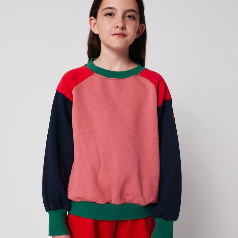 Bobo Choses Tic Tac Toe Color Block Sweatshirt