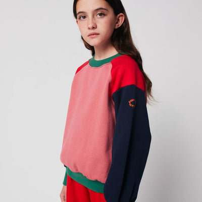 Bobo Choses Tic Tac Toe Color Block Sweatshirt