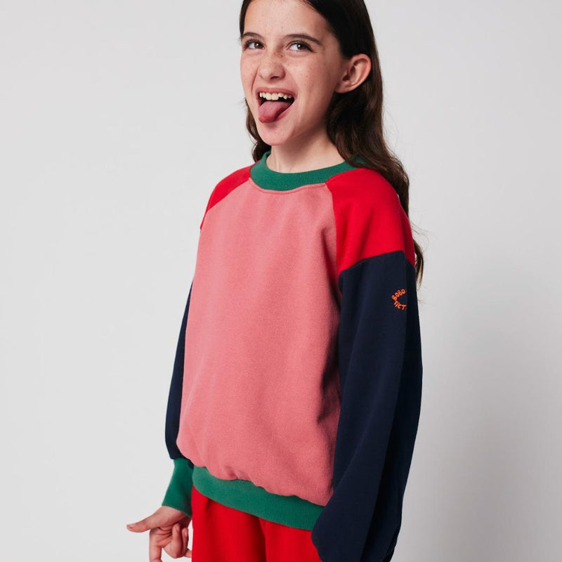 Bobo Choses Tic Tac Toe Color Block Sweatshirt