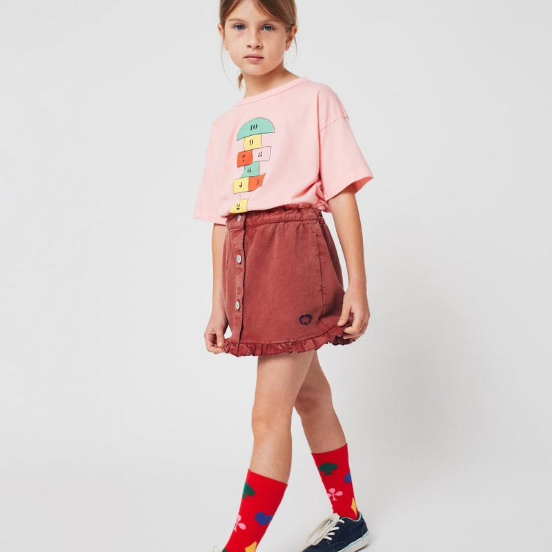 Bobo Choses Tic Tac Toe Ruffled Skirt