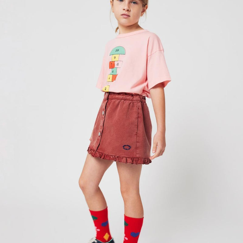 Bobo Choses Tic Tac Toe Ruffled Skirt