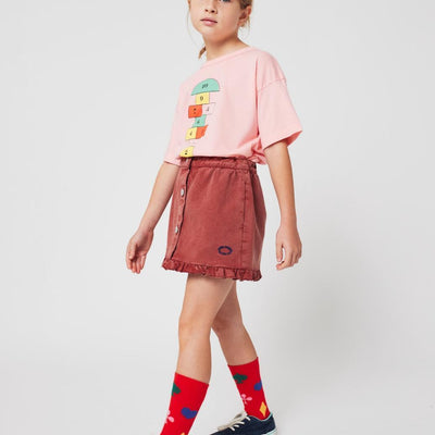 Bobo Choses Tic Tac Toe Ruffled Skirt