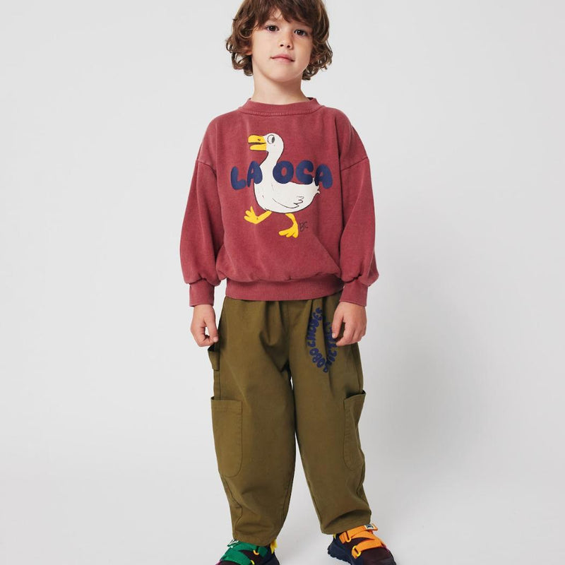 Bobo Choses Tic Tac Toe Woven Cargo Pants