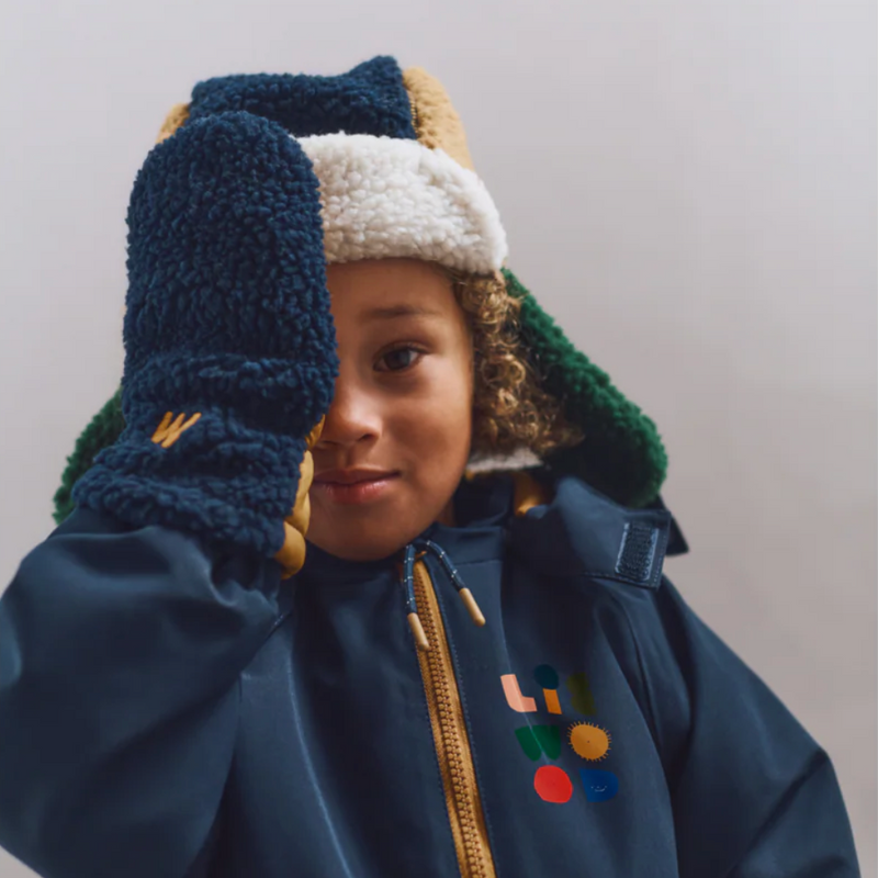 Liewood Grethe Pile Gloves Classic Navy Multi Mix