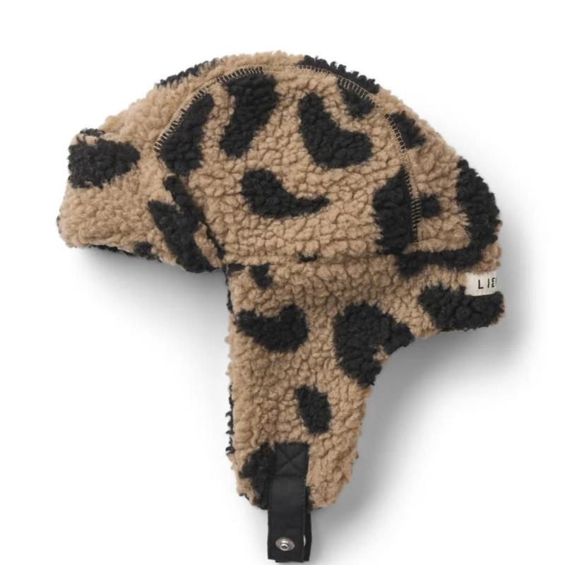 Liewood Bravo Pile Hat Mega Leo Oat Mix