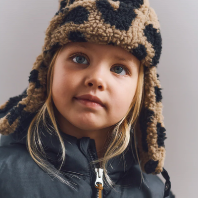 Liewood Bravo Pile Hat Mega Leo Oat Mix