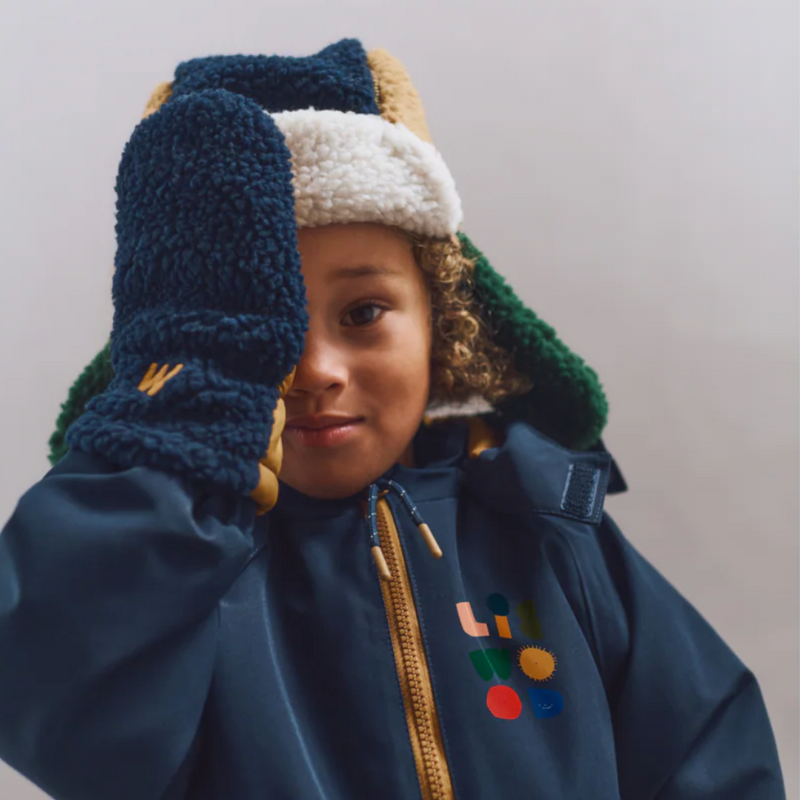 Liewood Bravo Pile Hat Classic Navy Multi Mix