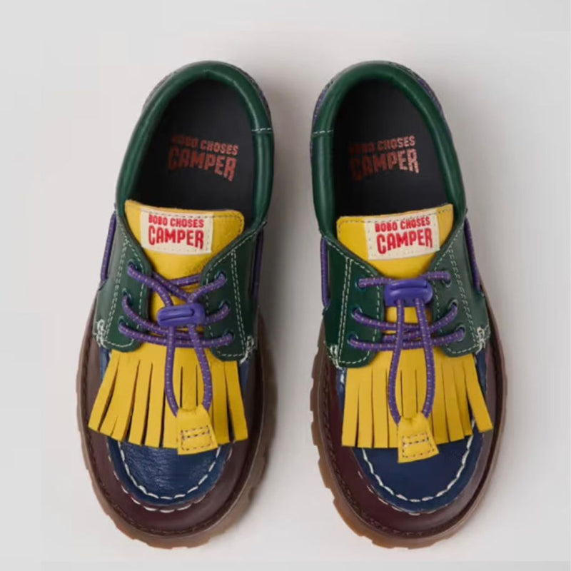 Bobo Choses X Camper Teens Compas Nautic Shoes Green