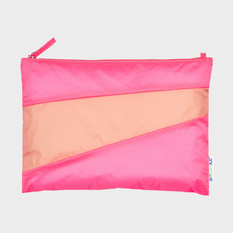 Susan Bijl The New Pouch Fluo Pink & Try Large