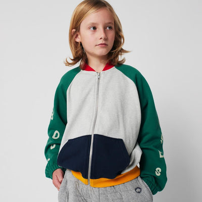 Bobo Choses Color Block Zipped Sweatshirt