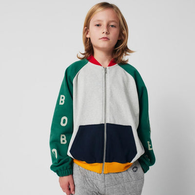 Bobo Choses Color Block Zipped Sweatshirt