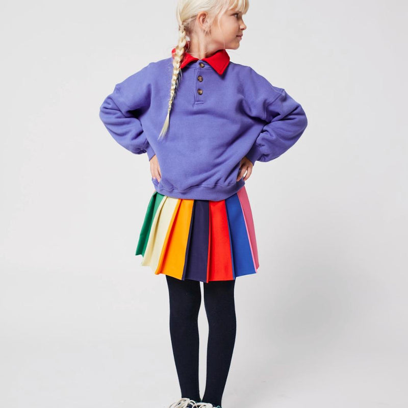 Bobo Choses Color Block Pleated Skirt