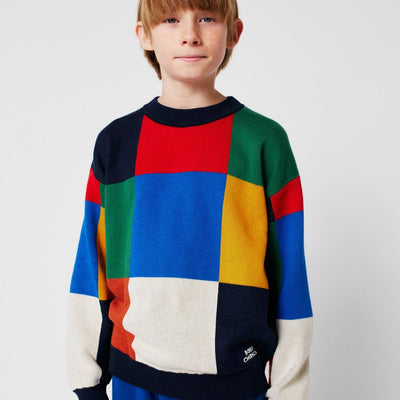Bobo Choses Multicolors Tiles Jumper