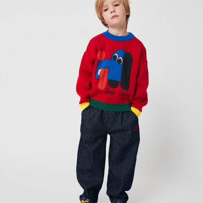 Bobo Choses Doggy Mate Jacquard Jumper
