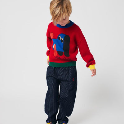 Bobo Choses Doggy Mate Jacquard Jumper
