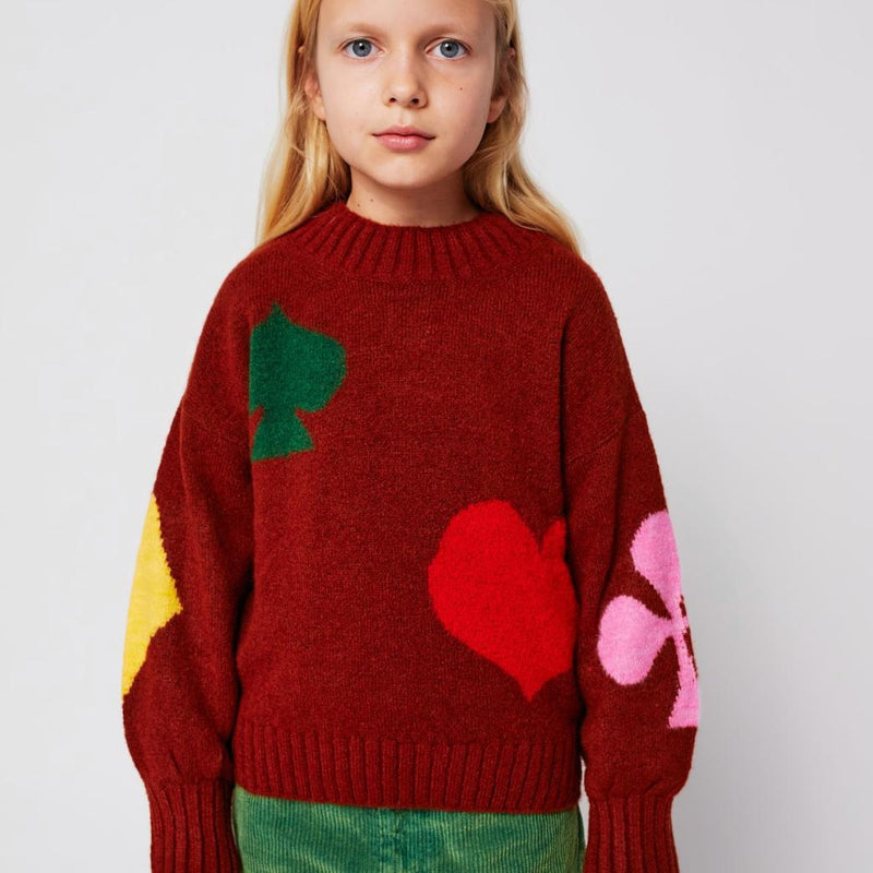 Bobo Choses Bobo Joker Jacquard Turtle Neck Jumper