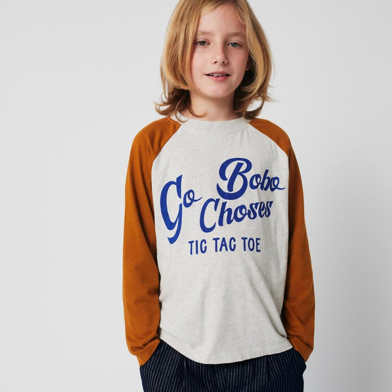 Bobo Choses Tic Tac Toe Denim Pants Navy Blue