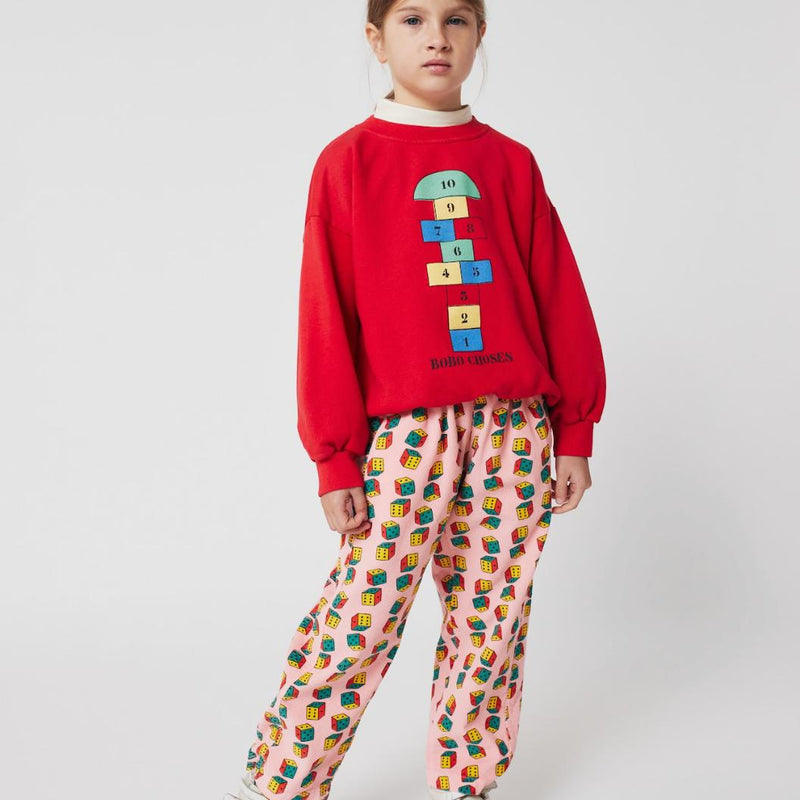 Bobo Choses Hopscotch Sweatshirt Red