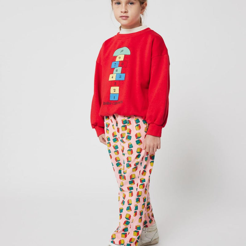 Bobo Choses Hopscotch Sweatshirt Red