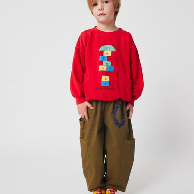 Bobo Choses Hopscotch Sweatshirt Red