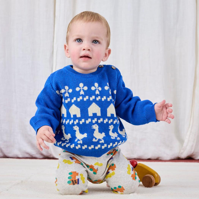 Bobo Choses Baby Farm Jacquard Jumper