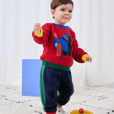 Bobo Choses Baby Doggy Mate Jacquard Jumper