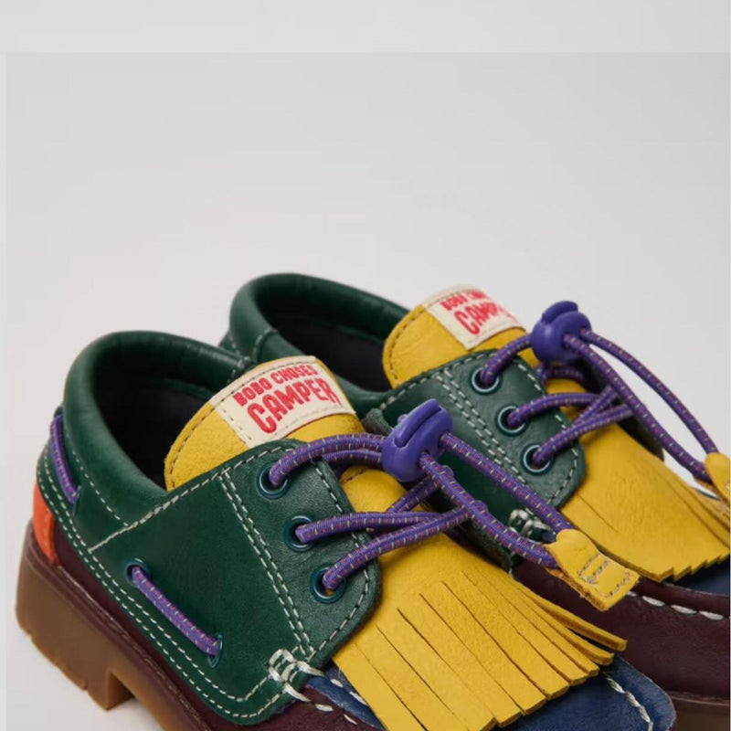 Bobo Choses X Camper Teens Compas Nautic Shoes Green