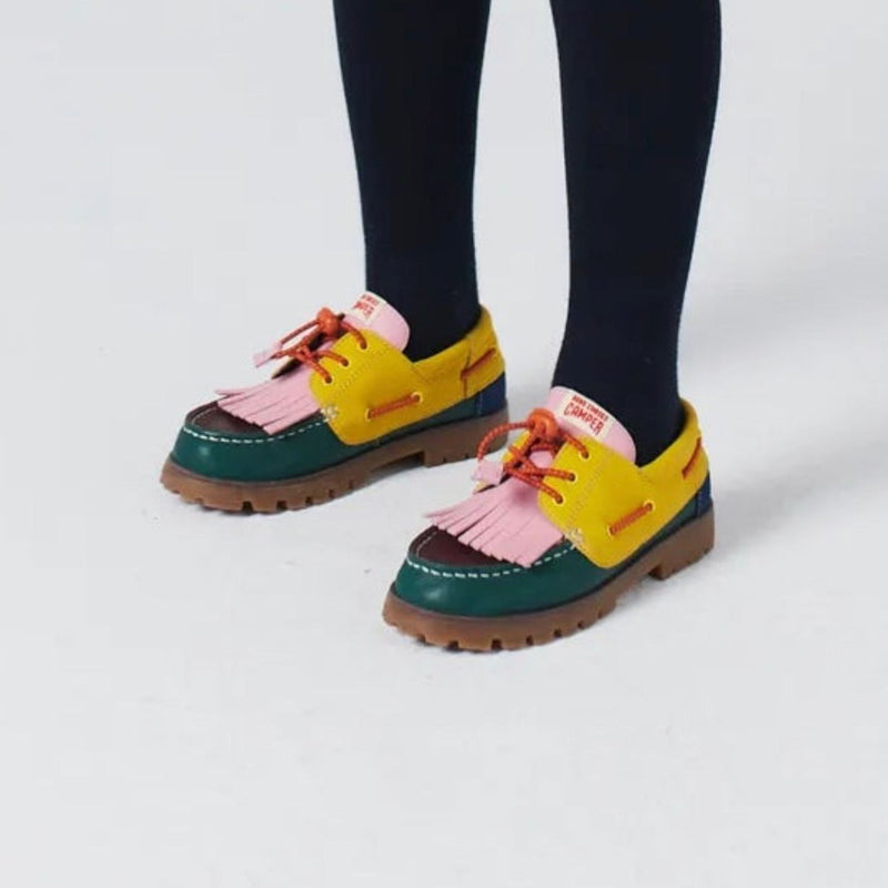 Bobo Choses X Camper Teens Compas Nautic Shoes Yellow