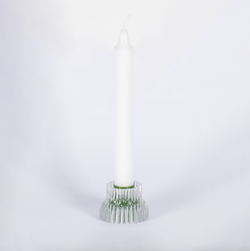 Studio Warren & Laetitia Double Candle Stick 2in1 Khaki