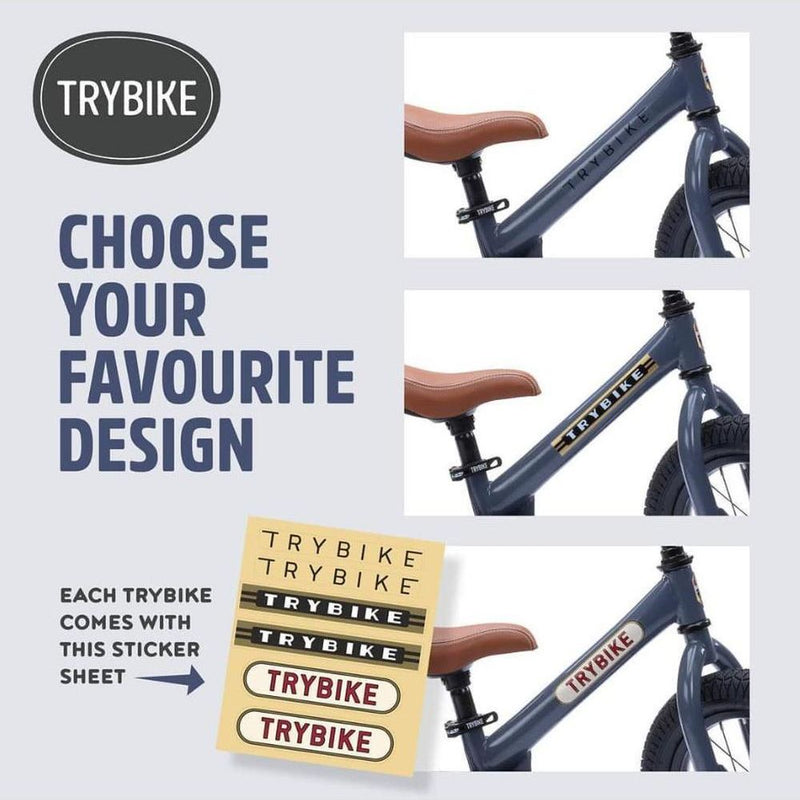 Trybike Vintage Loopfiets - Steel Retro Zwart (ONLY IN STORE)