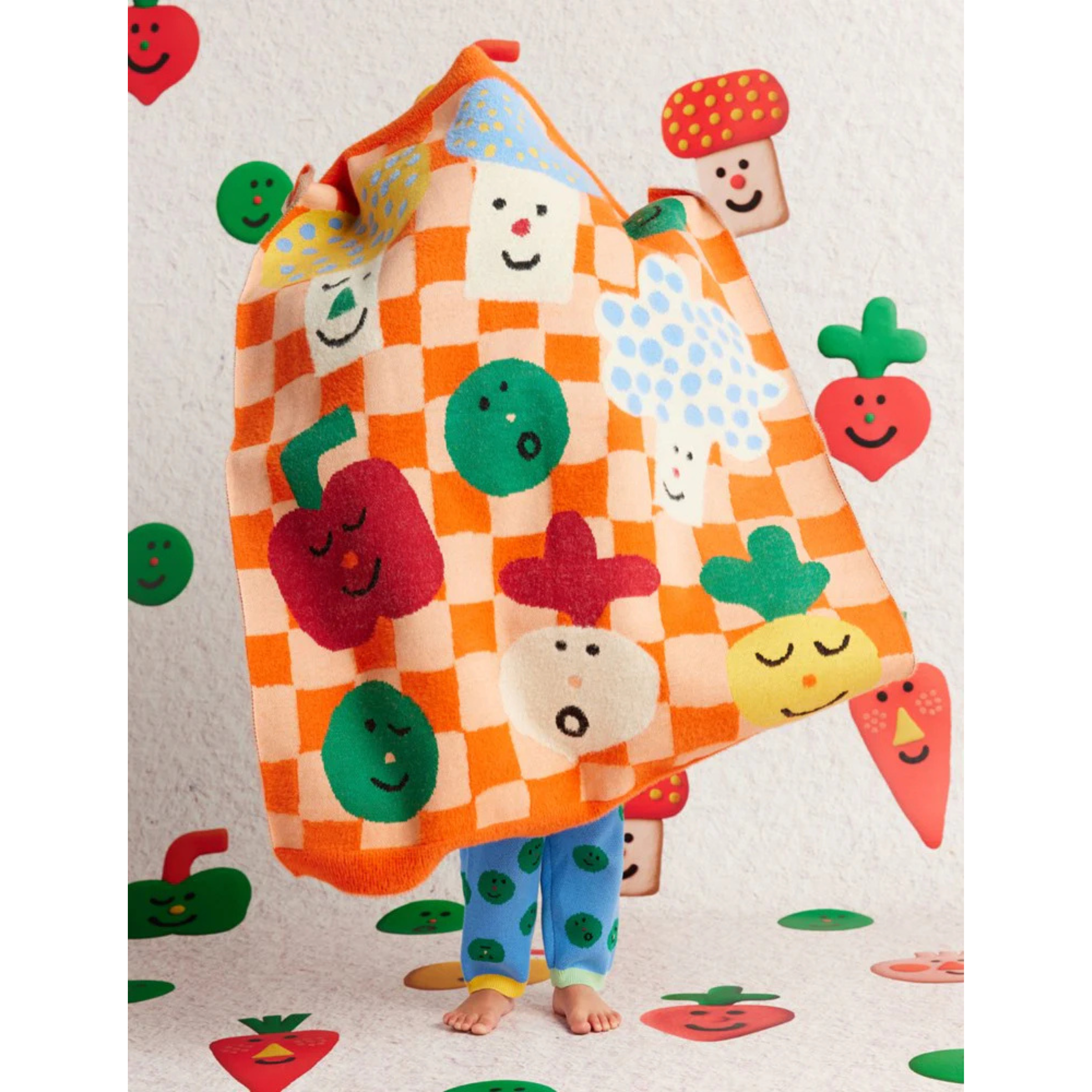 Halcyon Nights deken met fruit en groenten